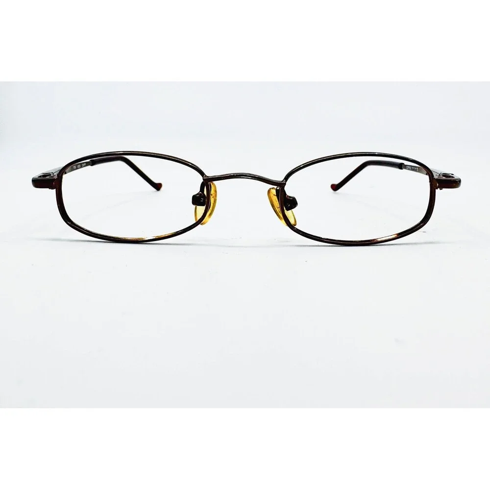 Coffee Eyeglasses Frames Kids Brown Oval T54 4026 Cappuccino 39-18-120